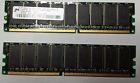 Mt18vddt6472ag-262g4 Mb Dimm 184pins Ram 512 Pc2100 Micron Ecc Ddr