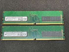 Mta9asf2g72az-3g2 Micron M391a2g43bb2-cwe Lot Of 2 16gb 1rx8 Pc4-3200aa-e Ecc Memory