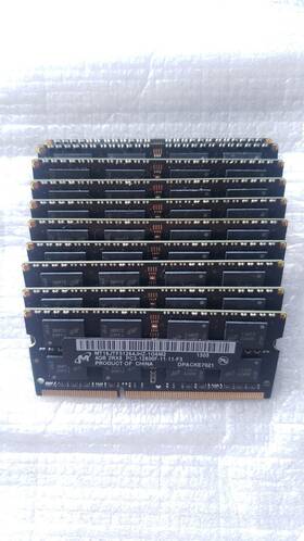 Mt16jtf51264jhz-1g6m2 Micron Mt16jtf51264-1g6m2 Lot Of 10 4gb Ddr3 2rx8 Pc3-12800f Ram/memory