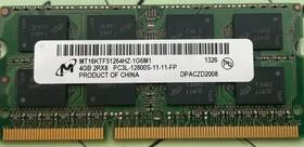 Pc3l-12800s-11-11-fp Micron Mt16ktf51264-1g6m1 4gb 2rx8 Ddr3 Laptop Memory Ram