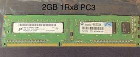 Mt18jtf25664az-1g6m1 Micron 2gb 1rx8 Pc3-12800u-11-11-a1 Server Memory