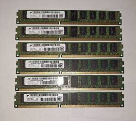 Mt18kdf51272pdz-1g4m1 Micron Six 4gb Memory Modules
