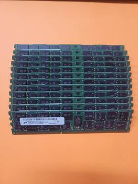 Micron Mt36ksfg72pz 16gb 2rx4 Pc3l-10600r-9-10 Server Ram-lot Of 12