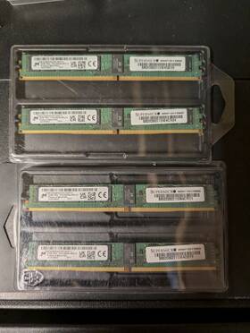Mta18adf4g72pz-3g2f1t1 Micron 32gb Ddr4 Ecc Rdimm Pc4-3200aa Vlp Supermicro