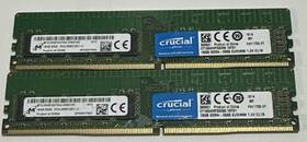 Mta18asf2g72az-2g6d1zk Micron 32gb 2 X 16gb 2rx8 Ddr4-2666v Ecc Desktop Ram