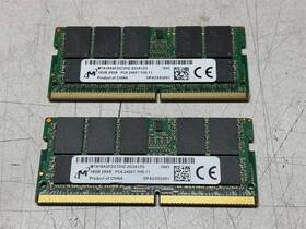 Mta18asf2g72hz-2g3a1zg Micron Mta18asf2g72hz-2g3 Lot Of 2 16gb Ddr4-19200 Ddr4-2400t Laptop Memory