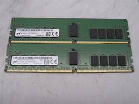 Mta18asf2g72pdz-3g2e1vi Micron 32gb Kit - 2x 16gb 2rx8 Ddr4 Pc4-3200aa-re2 Rdimm Registered Server Memory Ram