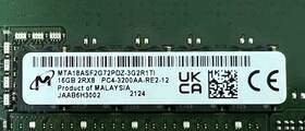 Mta18asf2g72pdz-3g2r1ti Micron 16gb 2rx8 Ddr4-3200 Ecc Reg Pc4-25600 Rdimm Cl22