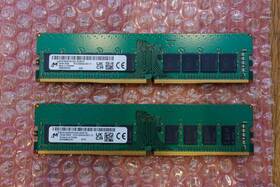 Mta18asf4g72az-3g2b1zi Micron 32gb X2 Ddr4-3200 Ecc Udimm 2rx8 Cl22 64gb Total