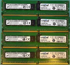 Mta18sf1g72pz-2g1a2ll Micron 32gb 4 X 8gb 2rx8 Pc4-2133p-rep-10 Ddr4 Ecc Registered Server Memory