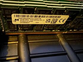 Micron Mta36asf8g72lz-3g2 Mta36asf8g72lz-3g2f1xi 64gb 2rx4 Ddr4-3200mhz Ecc Server Memory