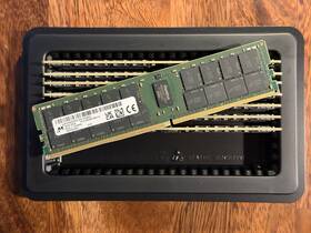 Micron Mta36asf8g72pz-3g2b2ui 64gb 2rx4 Pc4-3200aa Ddr4 Server Memory Mta36asf8g72pz-3g2ui Lot Of 8