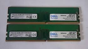 Mta9asf1g72az-3g2r1zl Micron Lot Of 2 8gb 1rx8 Pc4-3200 Ecc Unbuffered Ram