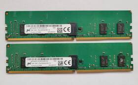 Mta9asf1g72pz-3g2e1vg Micron Mta9asf1g72pz-2g3a1ii Lot 2x 8gb Ddr4 Ecc Rdimm Server Ram Pc4-3200aa