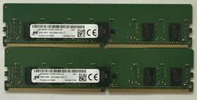 Mta9asf1g72pz-2g6diqi Micron 16gb 2 X 8gb 1rx8 Pc4-2666v-rd1-11 Server Ram