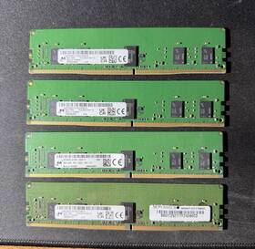 Mta9asf1g72pz-2g9e1vi Micron 32gb 4x8gb Ddr4-2933 Dimm Ecc Registered Server Memory Pc4-2933y