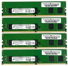 Mta9asf2g72pz-3g Micron 64gb Ddr4 Kit 4 X 16gb Rdimm Pc4-3200aa Server Memory