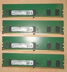 Mta9asf51272pz-2g6e1qg Micron 4x4gb 16gb Ddr4 Pc42666v Ecc Rdimm Ram Memory
