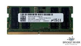 Mtc8c1084s1sc56bd1 Micron Lot Of 2 - 16gb 1rx8 Pc5-5600b Ddr5 Sodimm Laptop Ram