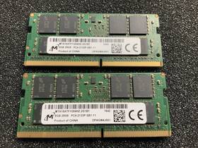 Micron Pc4-2133p-sb1-11 Lot Of 2 8gb Ddr4-2133 Sodimm Laptop Memory