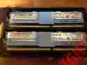 Mt36htf51272fy-667g1d6 Micron Lot Of 2 4gb Buffered Ecc Pc2-5300f Server Memory