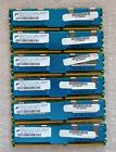 240p-fb-ddr2-1gb-pc5300 Mt9htf12872fy-667e1e4 Micron Lot Of 6