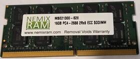 M8e21300-628 Nemix Ram 16gb 2666 2r8 Ecc Sodimm