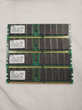 M312l5628bto-cboqo Samsung 2gb Ddr Server Ram Memory Lot Of 4