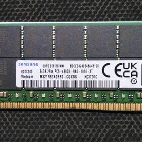 Samsung M321r8ga0bb0-cqkds 64gb Ddr5 Ecc Registered Rdimm Pc5-4800b 288-pin Read Light Damage