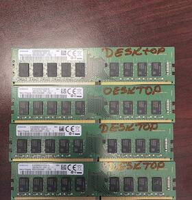 Samsung M378a1k43cb2 Ctd0 16gb Ddr4 Desktop Ram Lot Of 4