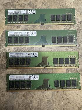 Samsung M378a1k43db2-cvf 32gb 4x8gb Ddr4-2933v Dimm 288-pin Server Memory Modules