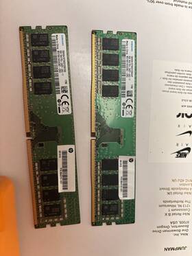 Pc4-2400t-ua2-11 Samsung M391a1k43bb2-cwe Samsungddr4 Ecc Dimm 16gb 2x8gb Serverram