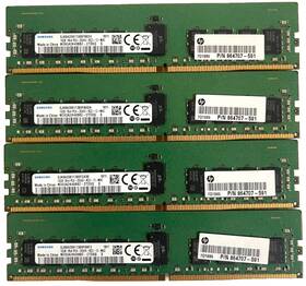 M393a2k40bb2-ct Samsung 64gb Ddr4 Kit 4 X 16gb Rdimm Pc4-2666v Hp Server Memory