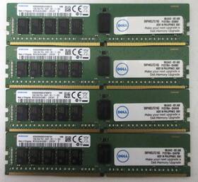 M393a2k43bb1-crc0y Samsung 4x 16gb Pc4 Ecc 2400t 2rx8-re1-11-dc0 64gb Total