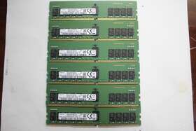 Pc4-2666v-re2-12-pa0 Samsung M393a2k43cb2-ctd8q Lot Of 6 16gb 2rx8 Server Ram