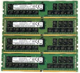 M393a4k40bb2-ct Samsung 128gb Ddr4 Kit 4 X 32gb Rdimm Pc4-2666v Server Memory