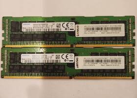 M393a4k40cb2-ctd70 Samsung Lot Of 2 32gb Pc4-2666v-rb2 Ecc Registered Server Ram