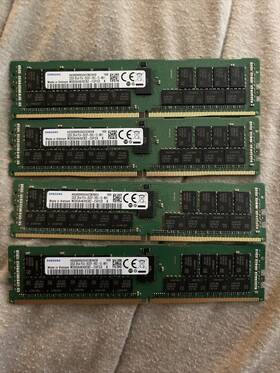 M393a4k40cb2-cvfc0 Samsung 4x 32gb Ddr4 Sdram Ecc Memory Module - Server Ram 128gb