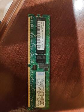 Pc2-3200r-333-10-c1 Samsung M393t2950bgo-ccc Dell-x1562 Dell X1562 1gb Dimm Bw7921a