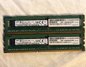 Pc3-12800r-11-11-c2-d3 Samsung M39b1g70bh0-ck0 2x Ram Lot Of Planet First 8gb 1rx4 Ddr3 1600mhz