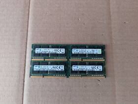 M471b5273dh0-yk0 Samsung Lot Of 4 4gb 2rx8 Ddr3 Pc3l-12800s Laptop Ram I7-9 12
