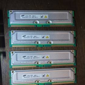 Mr16r1628af0-cm8 Samsung Pc-800 Rdram Rimm 256mb X4 1gb 184-pin -tested