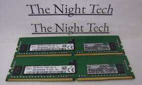 Hma41gr7bjr4n-tf Sk Hynix Lot Of 2x 8gb Ddr4 Ecc Reg Server Ram 16gb Total