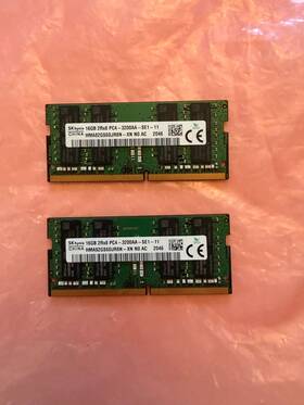 Hma82gs6djrn8n Sk Hynix 32gb Kit -2 16gb 1rx8 Pc4-3200aa Laptop Memory Ram Sodimm