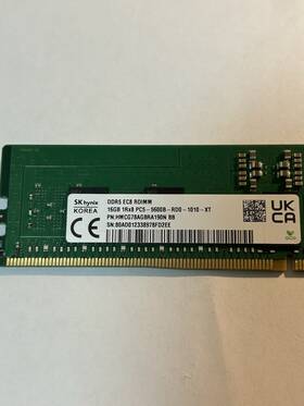 Hmcg78agbra190n Sk Hynix Skhynix Bb 16gb Pc5-5600b Ddr5 Ec8 Rdimm