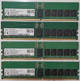 Hmcg84aebra115n Sk Hynix 32gb 1rx4 Pc5-38400 Ddr5-4800mhz Memory Lot Of 4