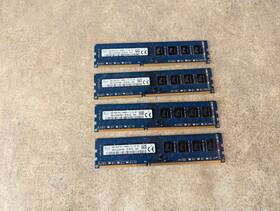 Hmt41gu6afr8c-pb Sk Hynix Lot Of 4 8gb 2rx8 Pc3-12800u Ddr3 Ram V6-2 17