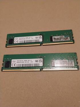 Pc4-3200aa-re2-12 Sk Hynix Pc43200aare212 16gb 2rx8 Lot Of 2 Server Memory