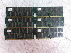 501-6005 Sun Microsystems Lot Of 6 256mb Ecc Dram Memory As-is