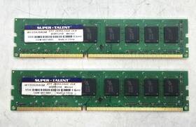 W1333ub8gm Super Talent Lot Of 2 8gb Desktop Memory Ram Fast Free Shipping A